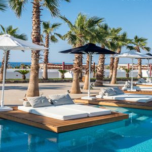 Greece Honeymoon Packages Stella Island Crete Cabana Pool Bar