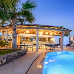 Greece Honeymoon Packages Stella Island Crete Cabana Pool Bar3