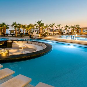 Greece Honeymoon Packages Stella Island Crete Pool At Night