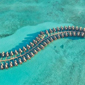 Maldives Honeymoon Packages Heritance Aarah Aerial View Of Water Villas
