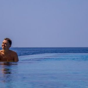 Maldives Honeymoon Packages Fushifaru Couple In Pool