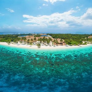 Maldives Honeymoon Packages Reethi Faru Resort Aerial View