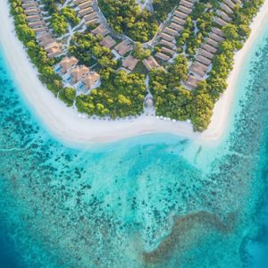 Maldives Honeymoon Packages Reethi Faru Resort Aerial View1