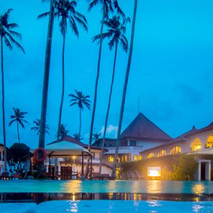 Sri Lanka Honeymoon Packages Dickwella Resort And Spa Pool At Night