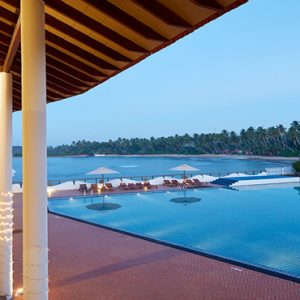 Sri Lanka Honeymoon Packages Dickwella Resort And Spa Restaurant Pool At Night2