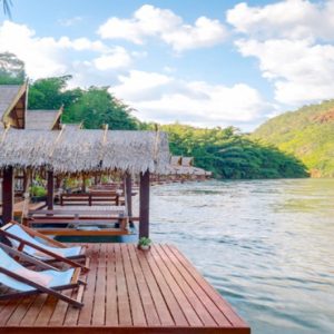 Thailand Honeymoon Packages The Float House River Kwai Deck1