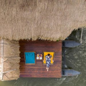 Thailand Honeymoon Packages The Float House River Kwai Aerial View Of Floating Villas1