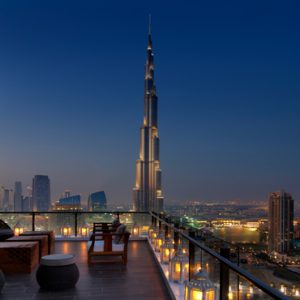 Dubai Honeymoon Packages Taj Dubai Maharaja Terrace