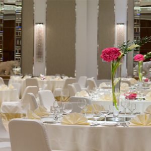 Dubai Honeymoon Packages Taj Dubai Wedding Dining Setup