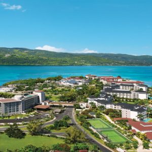 Jamaica Honeymoon Packages Breathless Montego Bay Resort & Spa Aerial View