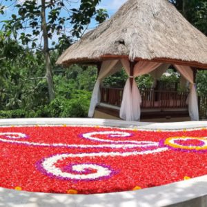 Luxury Bali Honeymoon Packages Kamandalu Ubud Flower Pool 2