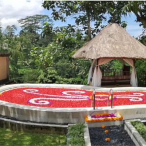 Luxury Bali Honeymoon Packages Kamandalu Ubud Flower Pool