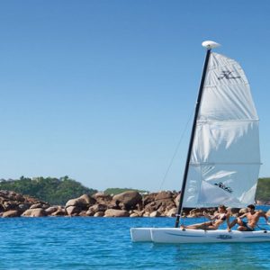 Mexico Honeymoon Packages Secrets Huatulco Resorts & Spa Couple Hobie Cat