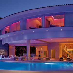Mexico Honeymoon Packages Secrets Huatulco Resorts & Spa Spa Pool At Night