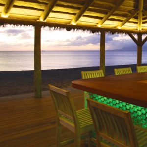 Nevis Honeymoon Packages Paradise Beach Nevis Resort Beach Bar At Night1