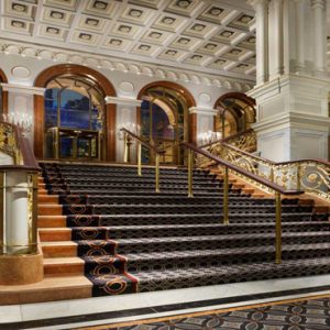 New York Honeymoon Packages Lotte New York Palace Grand Staircase In Lobby