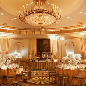 New York Honeymoon Packages Lotte New York Palace Wedding Dining Setup