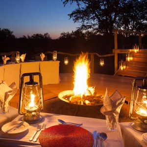 South Africa Honeymoon Packages Thornybush Game Reserve Dining 3