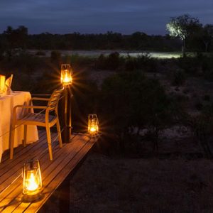 South Africa Honeymoon Packages Thornybush Game Reserve Dining 4