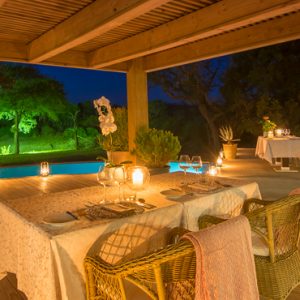 South Africa Honeymoon Packages Thornybush Game Reserve Dining 6