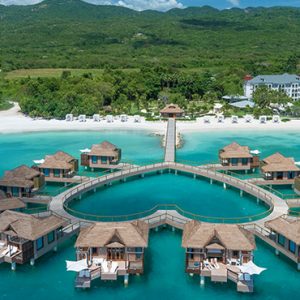 Beach Weddings Abroad Jamaica Weddings Water Villas Jetty 2