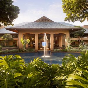 Hawaii Honeymoon Packages Four Seasons Resort Lanai Hotel Entrance