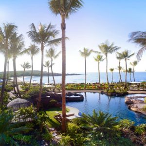 Hawaii Honeymoon Packages Four Seasons Resort Lanai Pool Overview