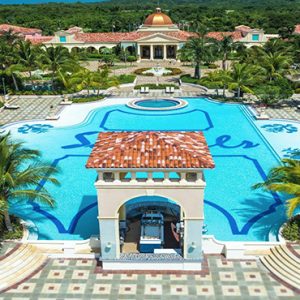 Jamaica Honeymoon Packages Sandals South Coast Aerial View Of Pool