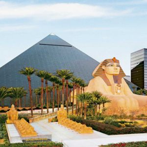 Las Vegas Honeymoon Packages Luxor Hotel & Casino Hotel Exterior Egyptian Feature