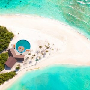 Maldives Honeymoon Packages Hondaafushi Island Resort Aerial View1