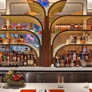 New York Honeymoon Packages W New York Times Square Dos Caminos Times Square Bar Area