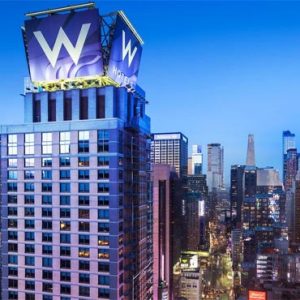 New York Honeymoon Packages W New York Times Square W Roof Sign