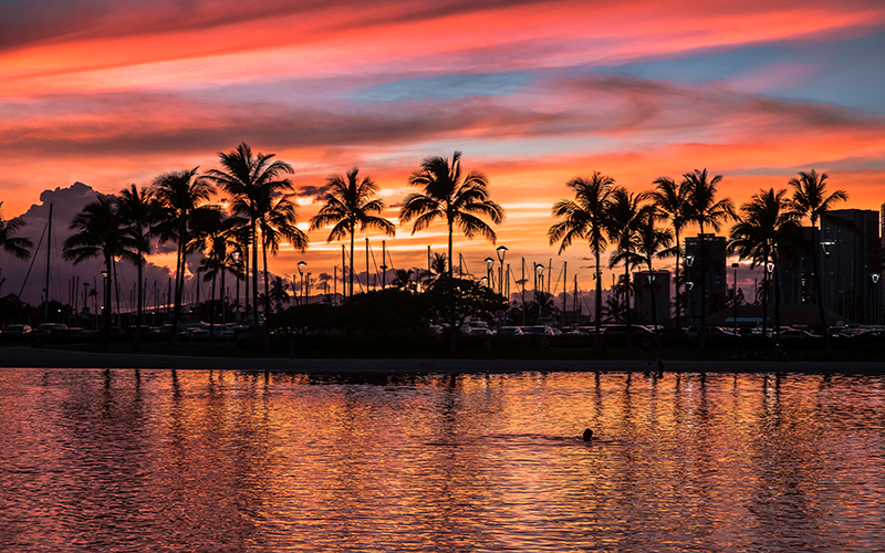 10 Best Places To See The Sun Set Around The World Blog Waikiki Beach, Hawaii