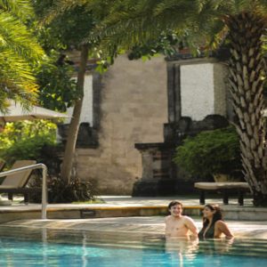 Bali Honeymoon Packages Padma Resort Legian Couple In Pool