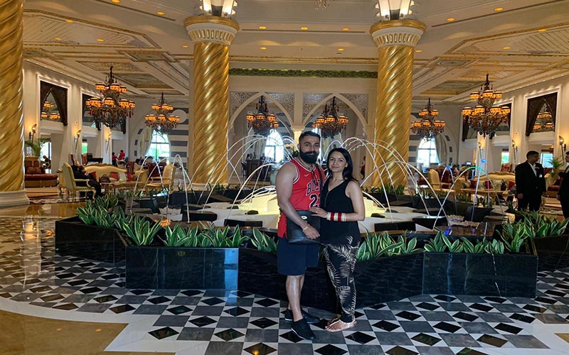 Jagdish And Rav's Amazing Mauritius And Dubai Honeymoon Jumeriah Zabeel Saray Fountain