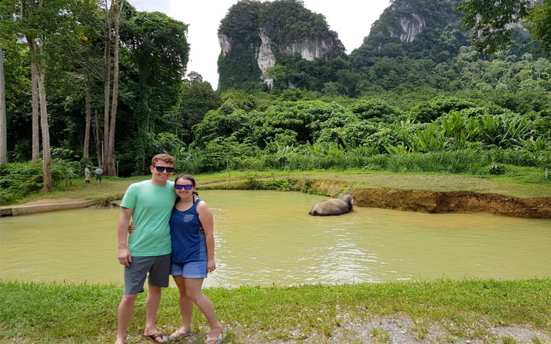 Susan And Lee's Fabulous Thailand And Maldives Honeymoon Elephant Hills Elephant Tour1
