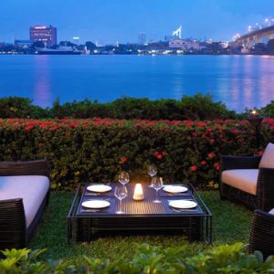 Thailand Honeymoon Packages Anantara Riverside Bangkok Resort Trader Vic Garden