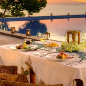 Thailand Honeymoon Packages Santhiya Koh Yao Yai Private Dinner At Saaitara Restaurant