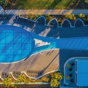 France Honeymoon Packages Beachcomber French Riviera Tennis Pool Aerial View