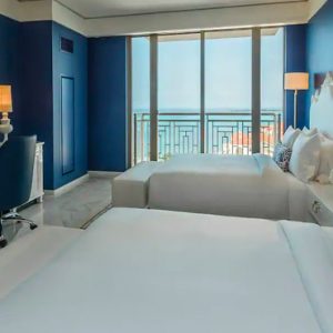 Bahamas Honeymoon Packages Grand Hyatt Baha Mar Ocean View Queen Bedroom View