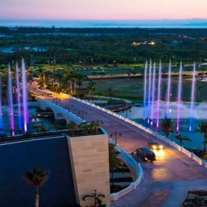 Bahamas Honeymoon Packages Grand Hyatt Baha Mar Views Fountain Purple