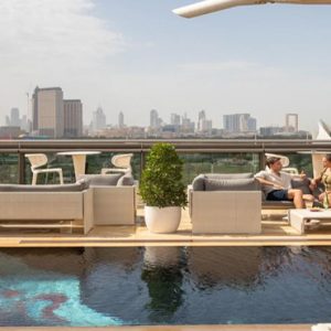 Dubai Honeymoon Packages Jumeirah Creekside Hotel Cu Ba Restaurant By Pool