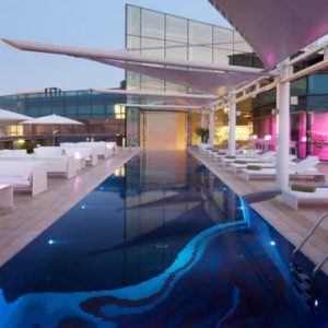 Dubai Honeymoon Packages Jumeirah Creekside Hotel Cuba Exterior At Night