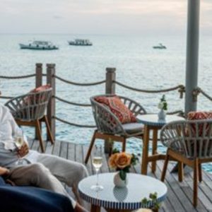 Maldives Honeymoon Package InterContinental Maldives Maamunagau Resort Sunset Bar