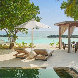 Maldives Honeymoon Packages Fairmont Maldives Sirru Fen Fushi Beach Sunrise Villa 2