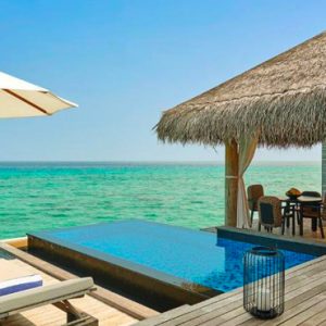 Maldives Honeymoon Packages Fairmont Maldives Sirru Fen Fushi Two Bedroom Water Sunrise Villa 2