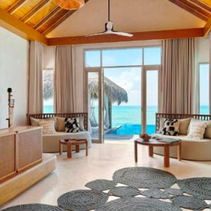 Maldives Honeymoon Packages Fairmont Maldives Sirru Fen Fushi Two Bedroom Water Sunset Villa 3