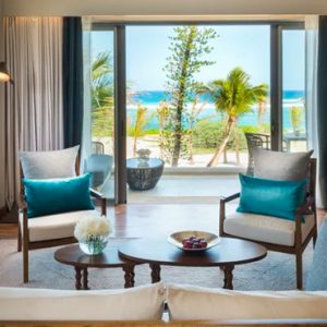 Mauritius Honeymoon Packages Anantara Iko Mauritius Resort & Villas Ocean View Suite Living Room View 2