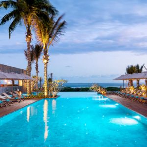 Mauritius Honeymoon Packages Anantara Iko Mauritius Resort & Villas Pool At Night