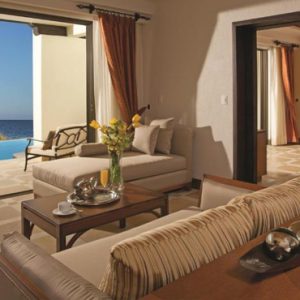 Mexico Honeymoon Packages Secrets Puerto Los Cabos Golf & Spa Resort Master Suite Ocean Front Living Area